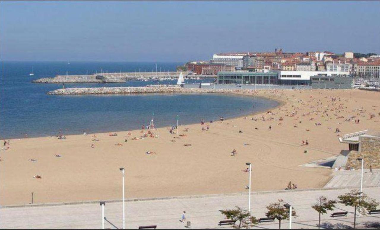 Apto. Vista Playa Poniente กิฮอน ภายนอก รูปภาพ